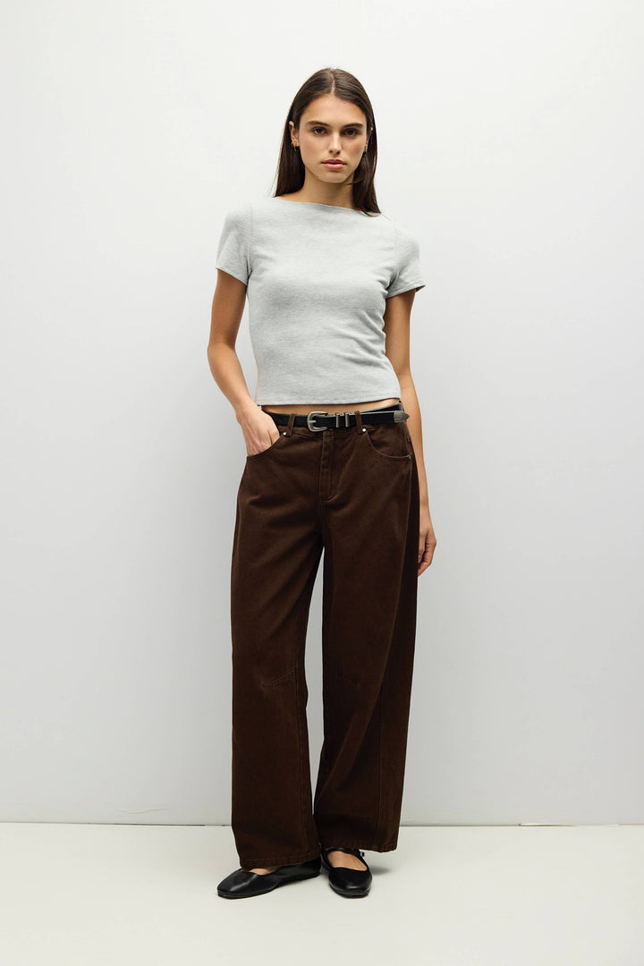 The Breanna Boat Neck Soft Knit Top