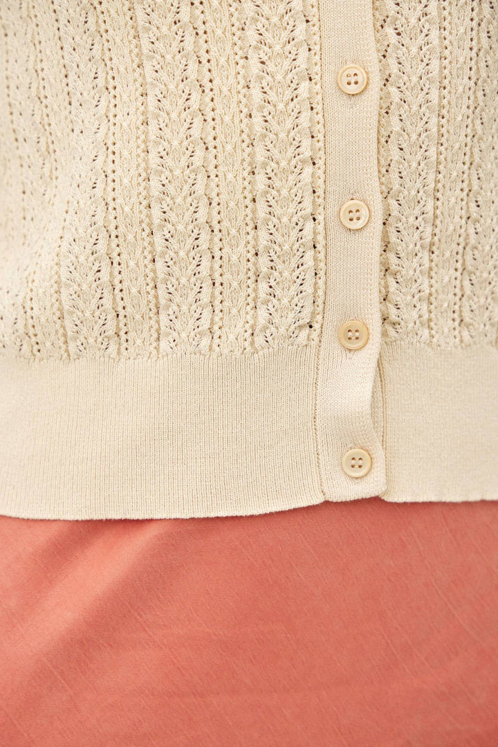Classic Pointelle Cardigan